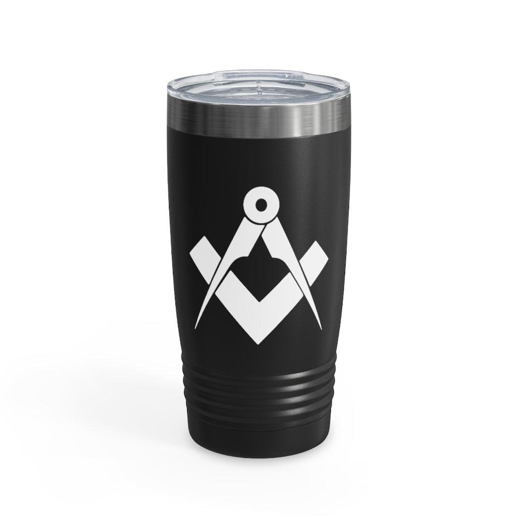 Master Mason Blue Lodge Ringneck Tumbler - Square & Compass - Bricks Masons