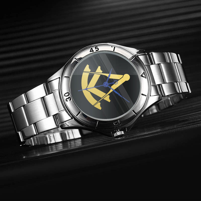 Past Master Blue Lodge Wristwatch - Stainless Steel - Bricks Masons