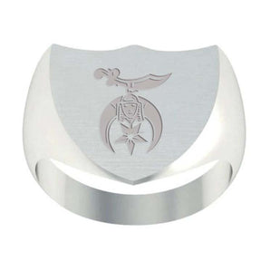 Shriners Ring - Sterling Silver - Bricks Masons