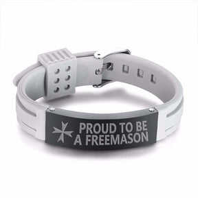 Order Of Malta Commandery Bracelet - Silicone - Bricks Masons