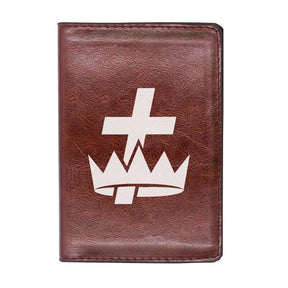 Knights Templar Commandery Wallet - Black & Brown - Bricks Masons