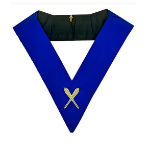 Secretary Blue Lodge Collar - Royal Blue - Bricks Masons