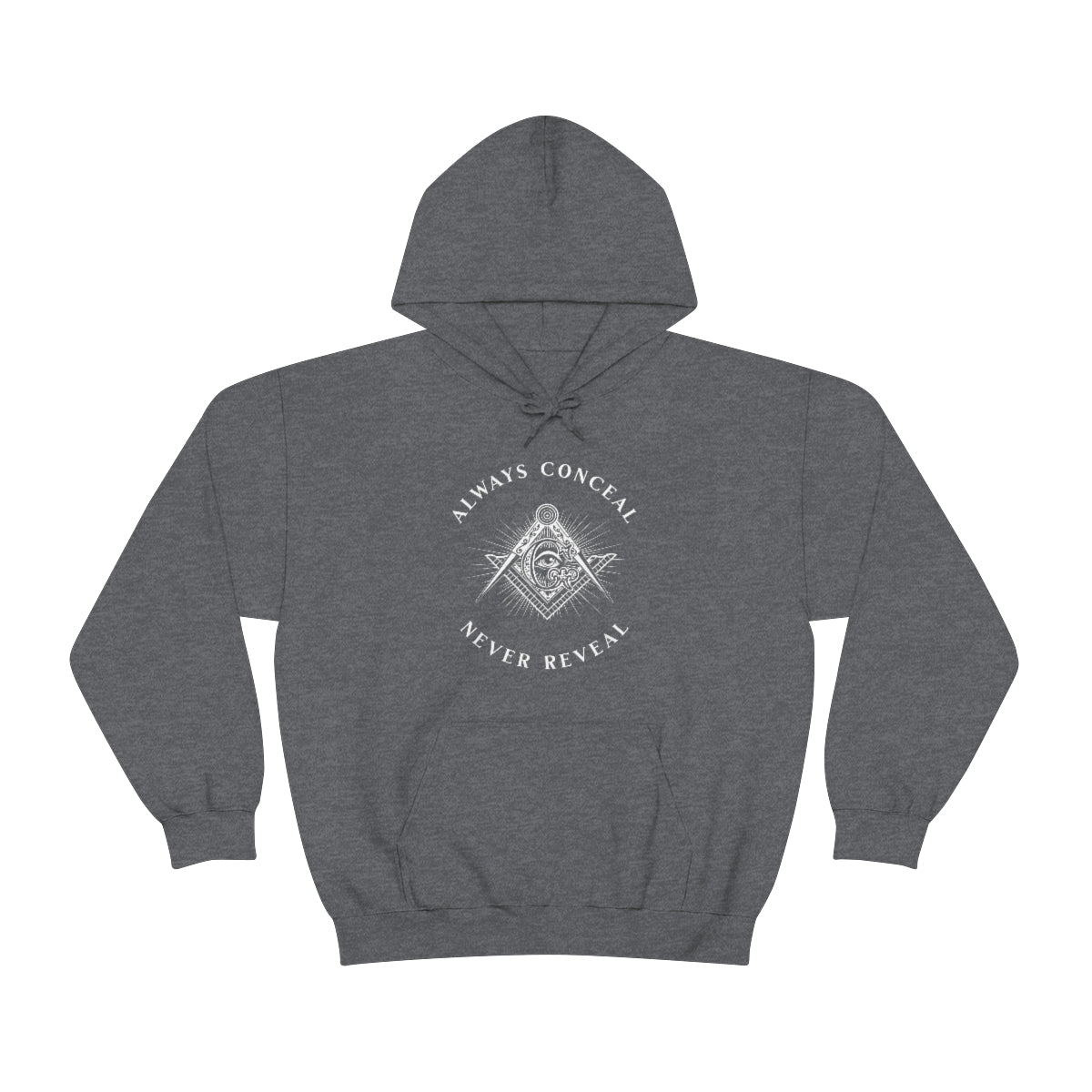 Master Mason Blue Lodge Hoodie - Always Conceal Never Reveal - Bricks Masons