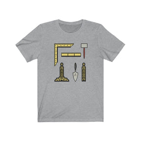 Masonic T-Shirt - Masonic Tools - Bricks Masons