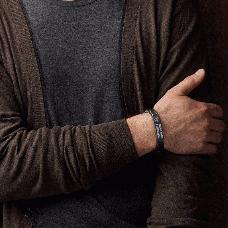 Council Bracelet - Stainless Steel - Bricks Masons