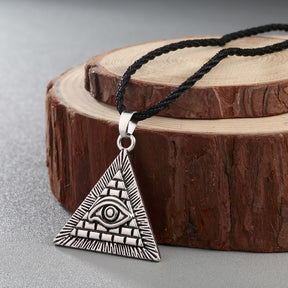 Eye Of Providence Necklace - Gold & Silver - Bricks Masons