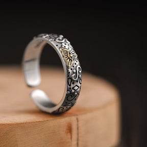 Eye Of Providence Ring - Adjustable 925 Sterling Silver - Bricks Masons