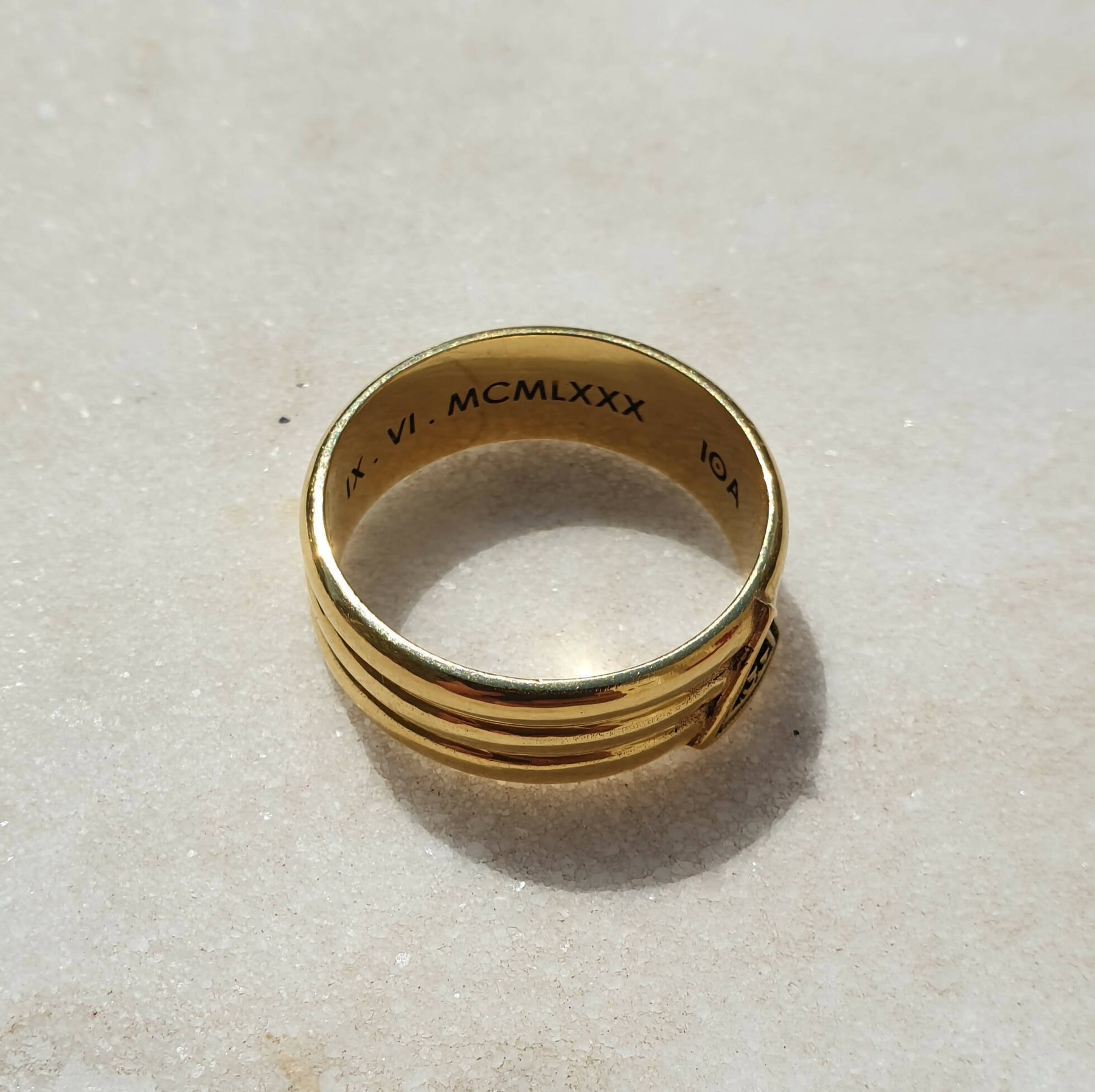 33rd Degree Scottish Rite Ring - 9K Gold - Bricks Masons