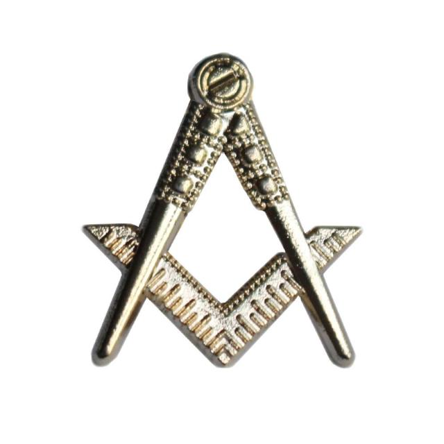 Master Mason Blue Lodge Lapel Pin - Square & Compass G - Bricks Masons