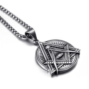 Master Mason Blue Lodge Pendant - Eye of Providence - Bricks Masons