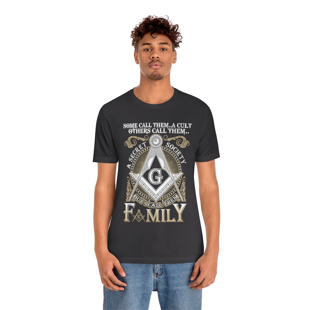 Masonic T-Shirt - I Call Them Family - Bricks Masons