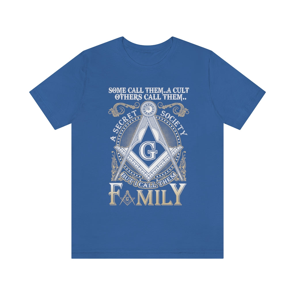 Masonic T-Shirt - I Call Them Family - Bricks Masons