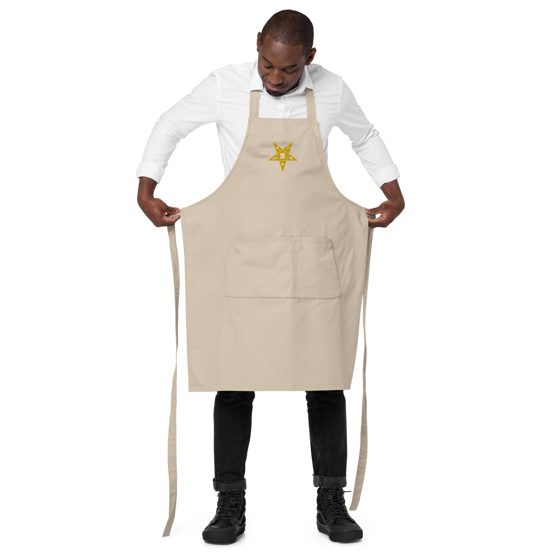 OES Kitchen Apron - Various Organic Cotton Colors - Bricks Masons