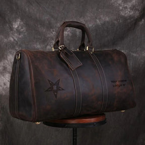 OES Travel Bag - Genuine Vintage Leather - Bricks Masons