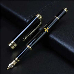 Order Of Malta Commandery Pen - Black & Gold - Bricks Masons