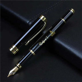Past Master Blue Lodge California Regulation Pen - Black & Gold - Bricks Masons