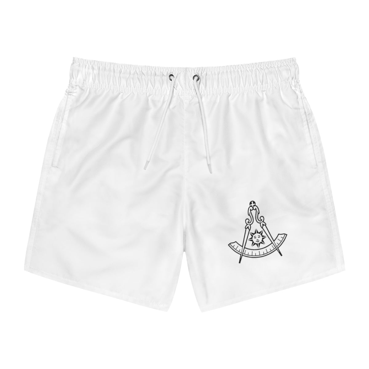Past Master Blue Lodge California Regulation Short - White - Bricks Masons