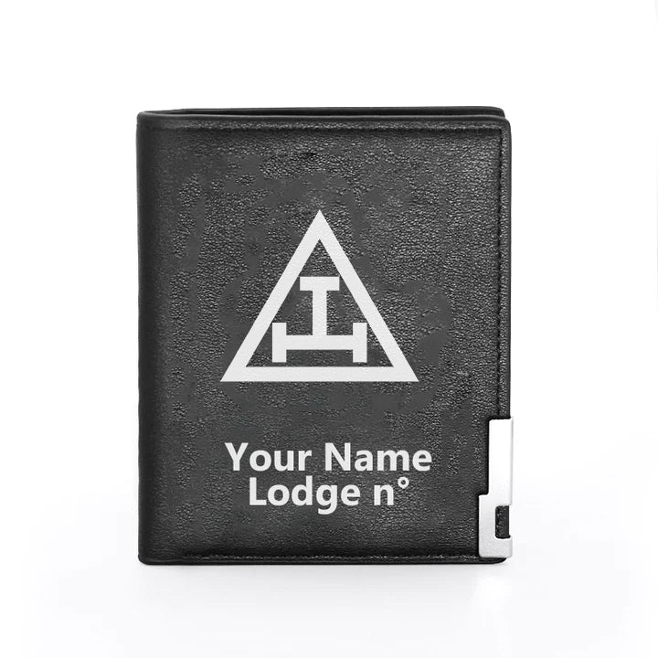 Royal Arch Chapter Wallet - Black & Brown - Bricks Masons